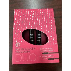 NWT Merle Norman Limited Edition Wicked Lash Mascara Duo- Black and Cocoa